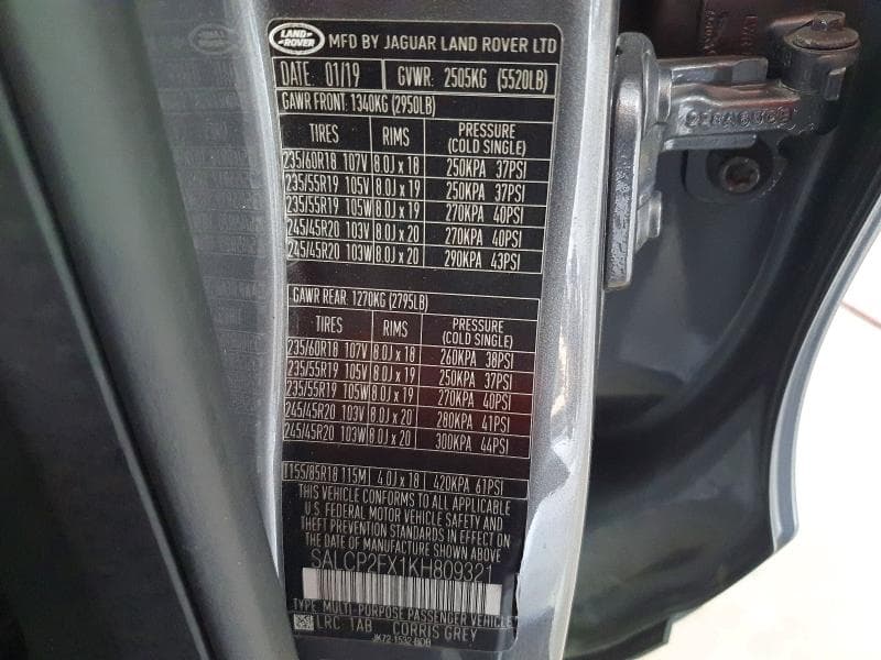 2019 LAND ROVER DISCOVERY SPORT SE 13