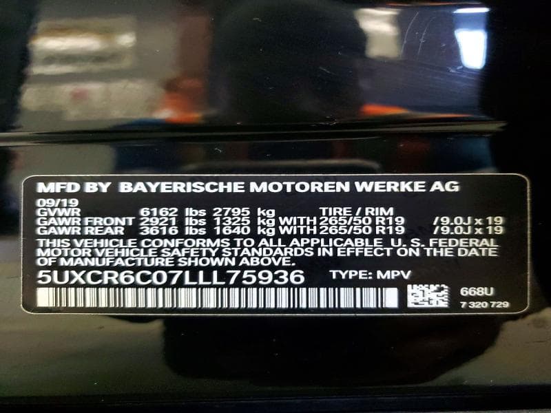 2020 BMW X5 XDRIVE40I 13