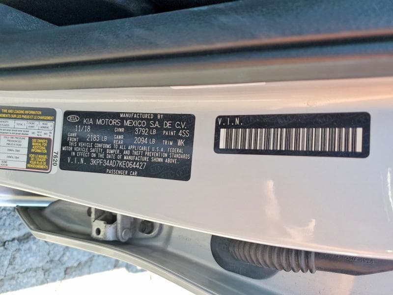 2019 KIA FORTE S 12