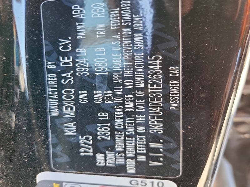 2026 KIA K4 EX 12