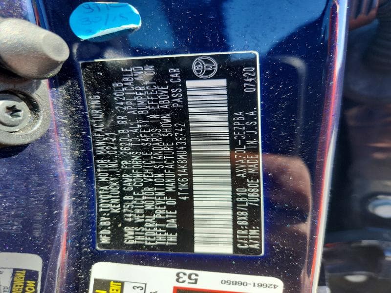 2021 TOYOTA CAMRY XSE 12