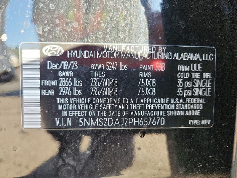 2023 HYUNDAI SANTA FE SEL 14