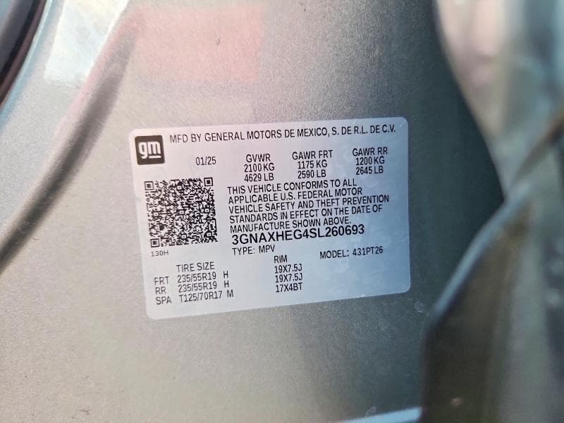 2025 CHEVROLET EQUINOX LT 12