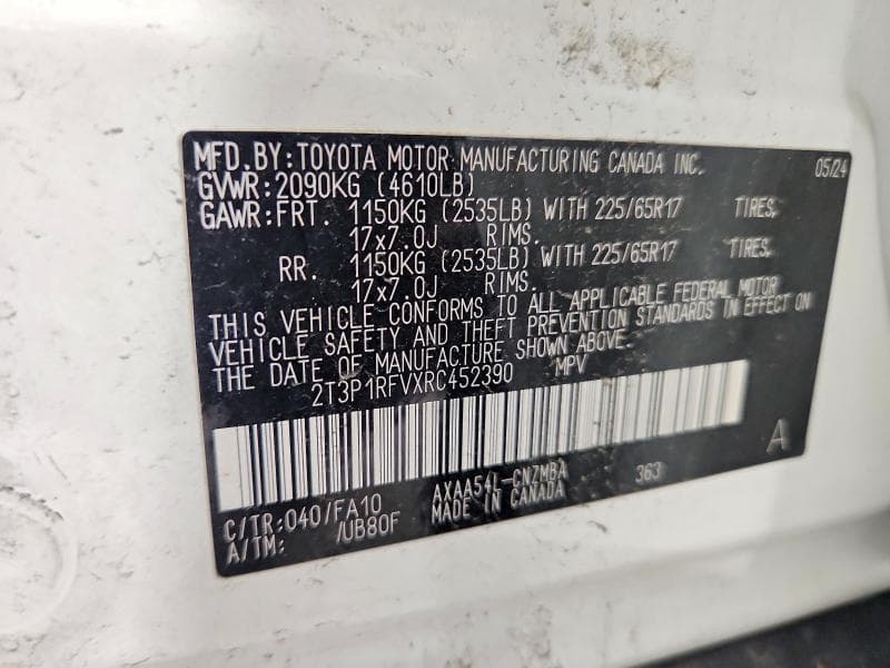 2024 TOYOTA RAV4 XLE 12