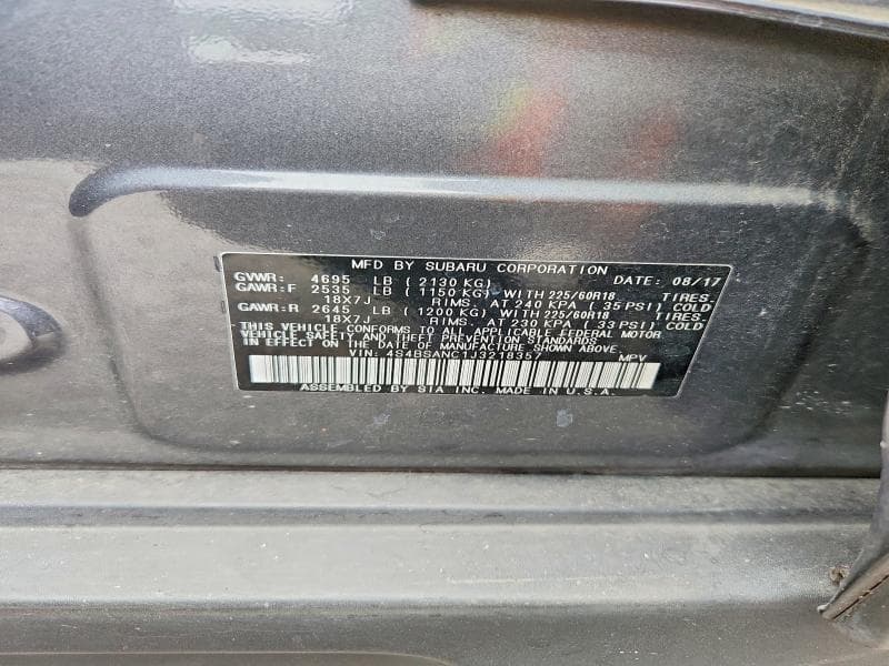 2018 SUBARU OUTBACK 2.5I LIMITED 13