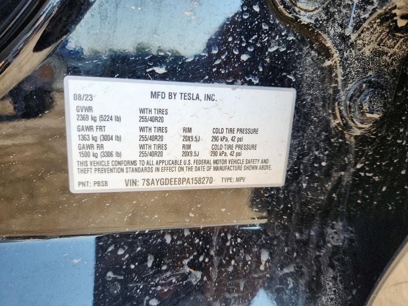 2023 TESLA MODEL Y 12