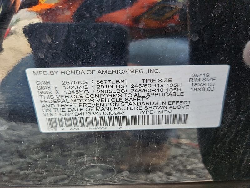 2019 ACURA MDX 14
