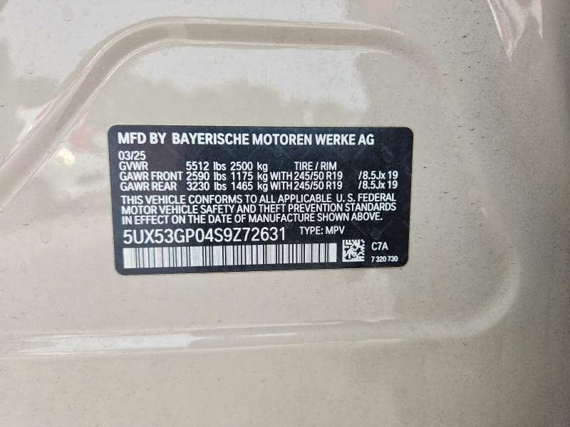 2025 BMW X3 30 XDRIVE 13
