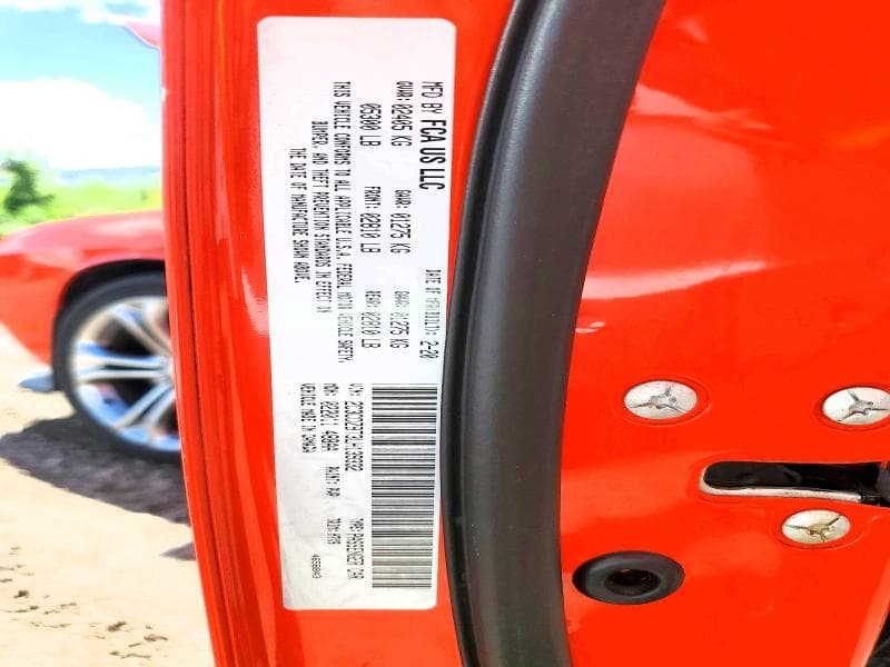 2020 DODGE CHALLENGER R/T 12