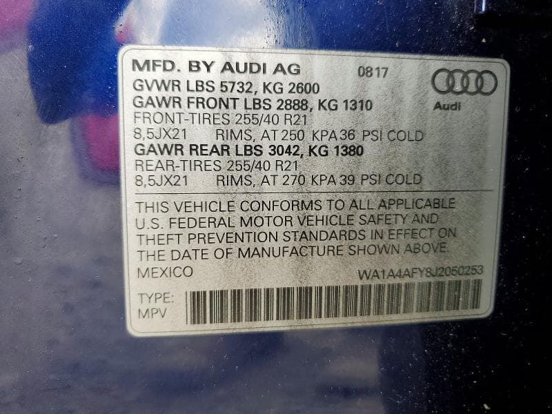 2018 AUDI SQ5 PREMIUM PLUS 14