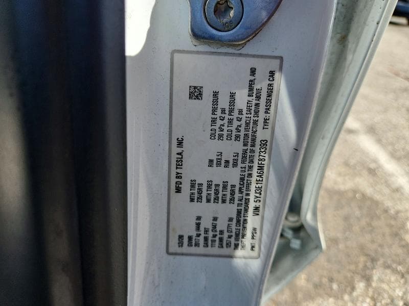 2021 TESLA MODEL 3 12