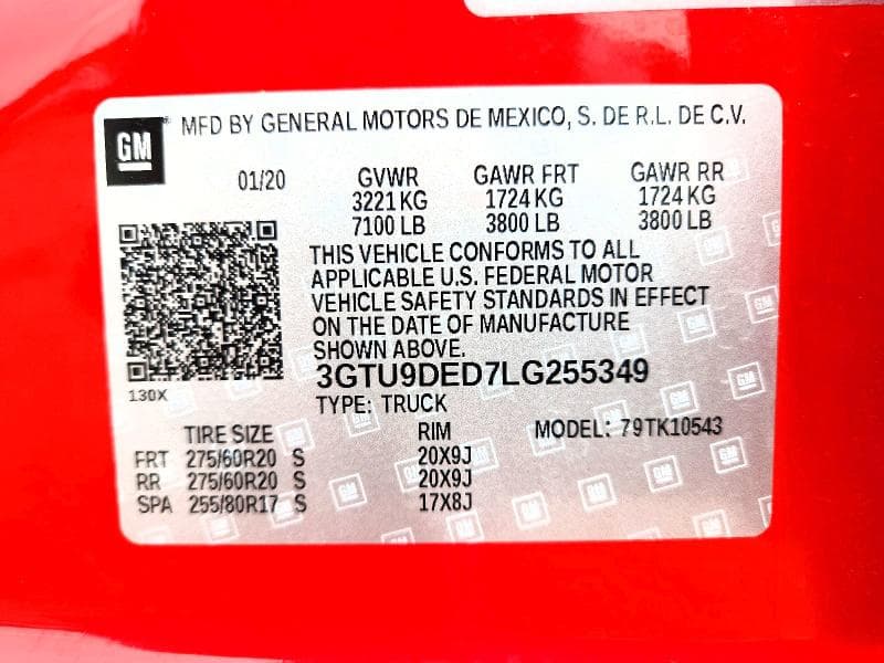 2020 GMC SIERRA K1500 SLT 13