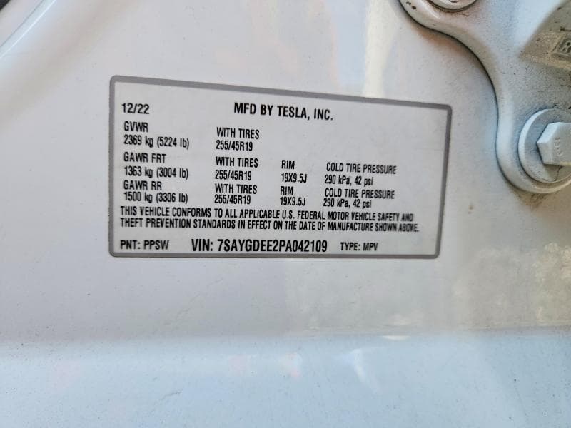 2023 TESLA MODEL Y 12