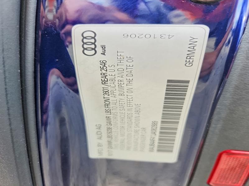 2018 AUDI S4 PREMIUM PLUS 12