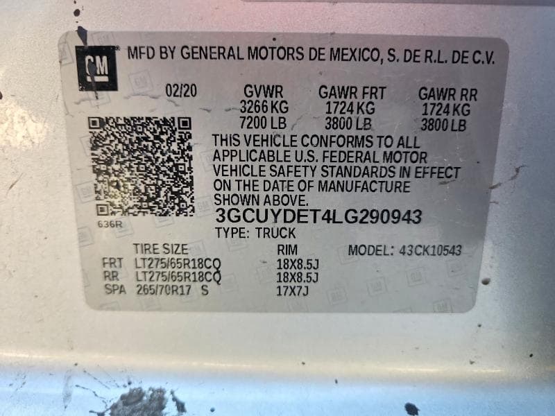 2020 CHEVROLET SILVERADO K1500 LT 12