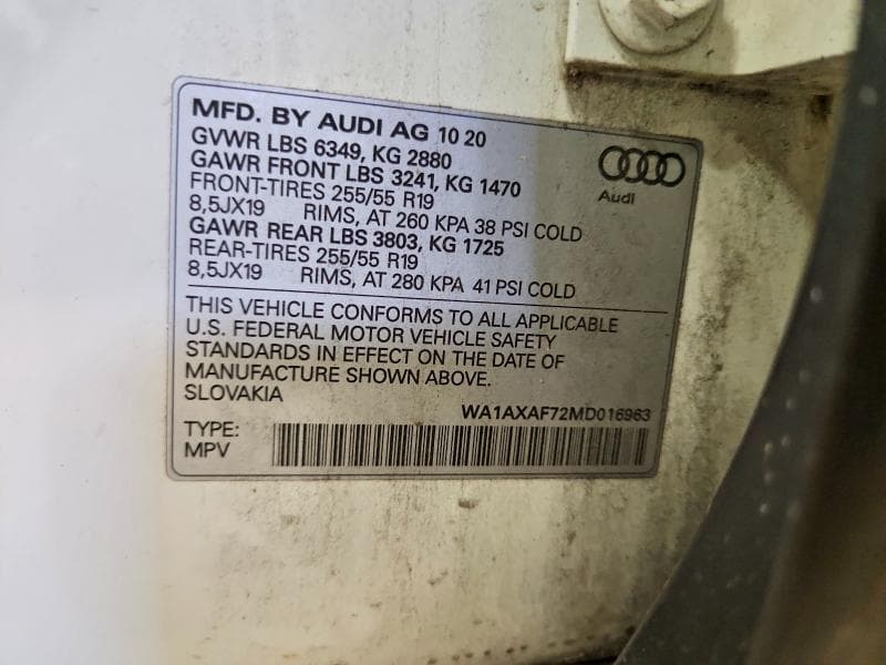 2021 AUDI Q7 PREMIUM 13