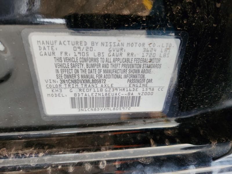 2021 NISSAN VERSA S 12
