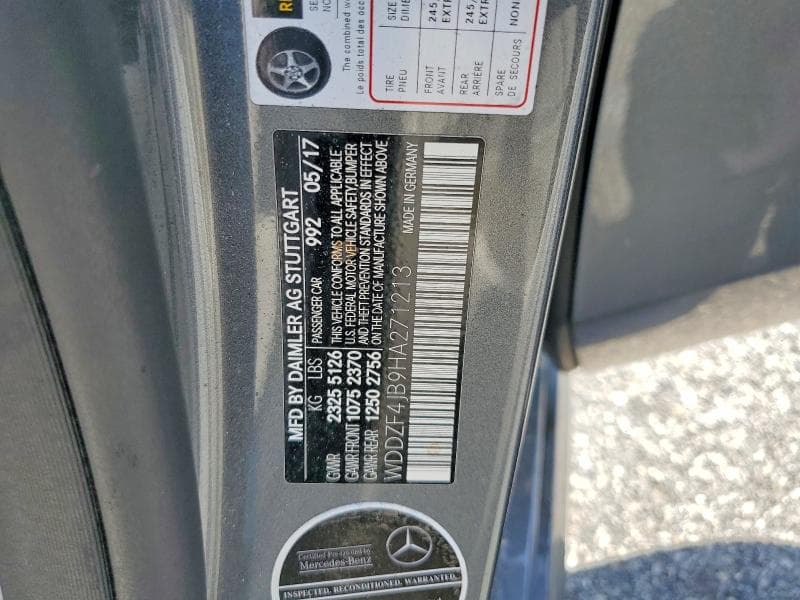 2017 MERCEDES-BENZ E 300 12