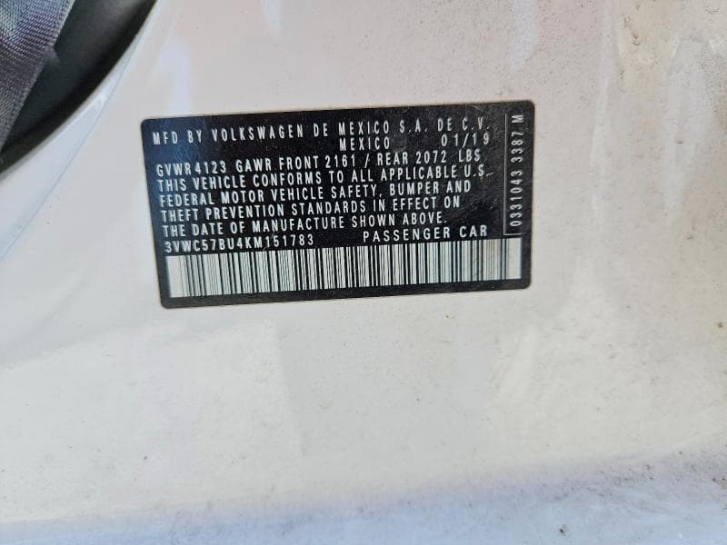 2019 VOLKSWAGEN JETTA S 13