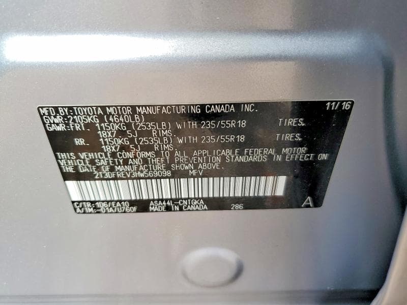 2017 TOYOTA RAV4 LIMITED 13