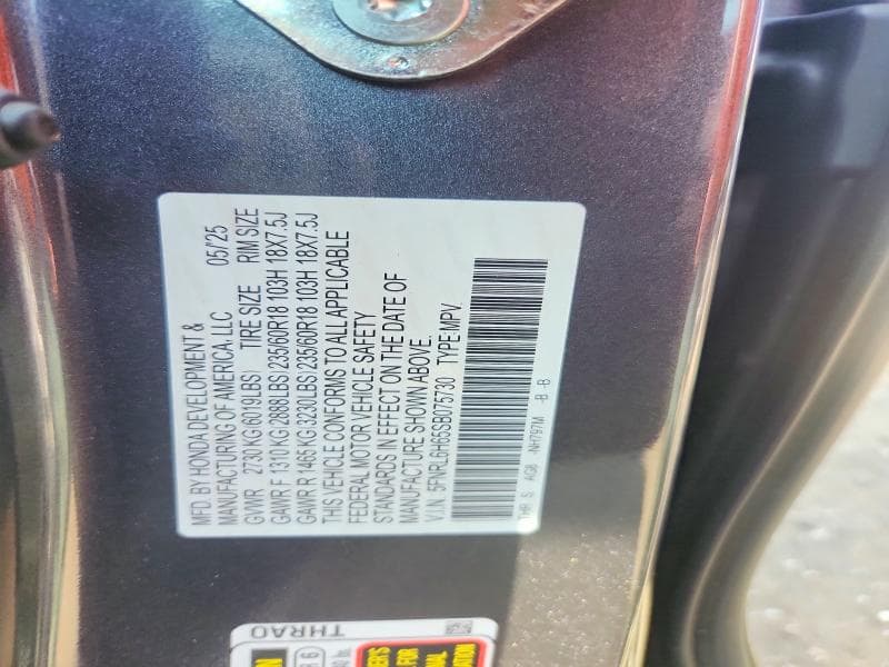 2025 HONDA ODYSSEY EXL 13