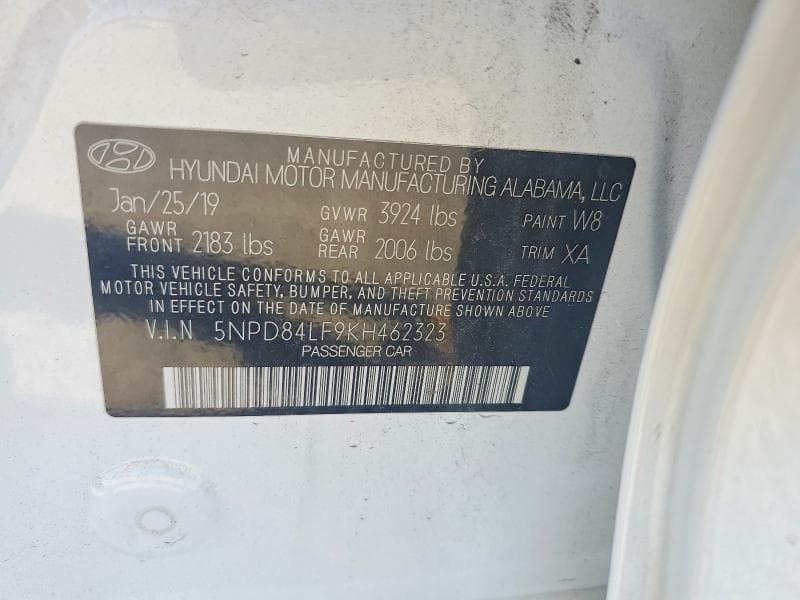 2019 HYUNDAI ELANTRA VALUE EDITION 12