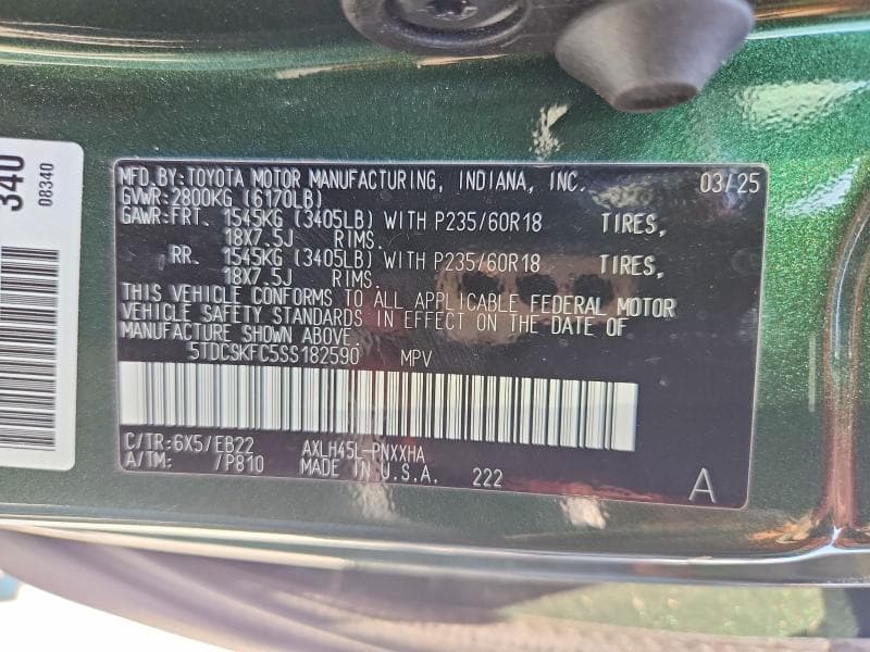 2025 TOYOTA SIENNA WOODLAND EDITION 13