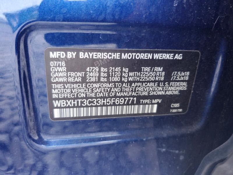 2017 BMW X1 XDRIVE28I 13
