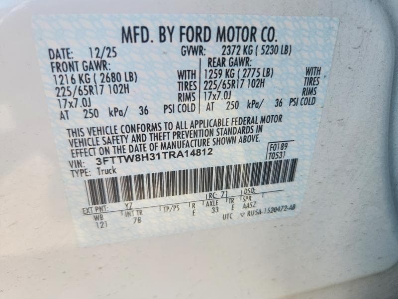 2026 FORD MAVERICK XLT 12