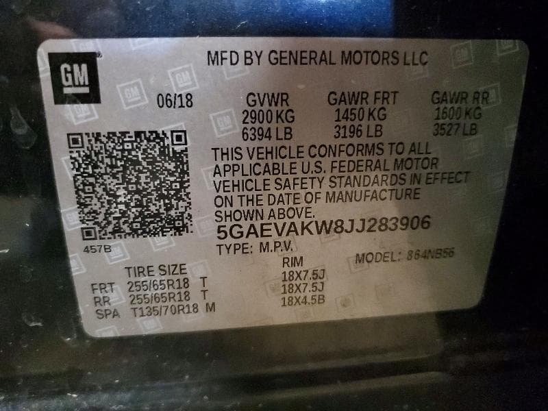 2018 BUICK ENCLAVE ESSENCE 13
