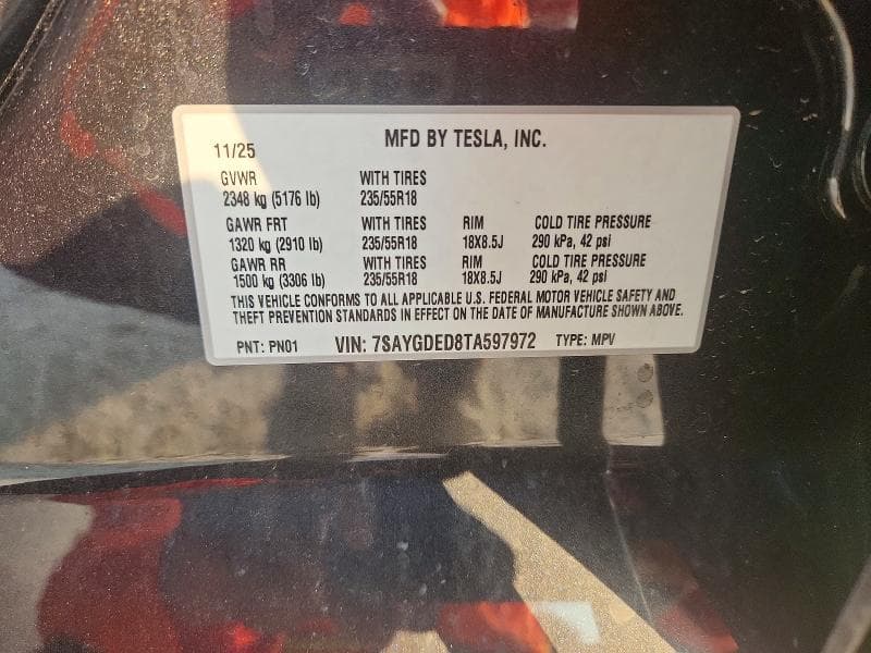 2026 TESLA MODEL Y 13