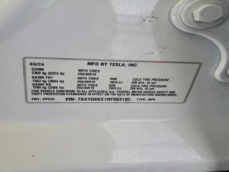 2024 TESLA MODEL Y 13