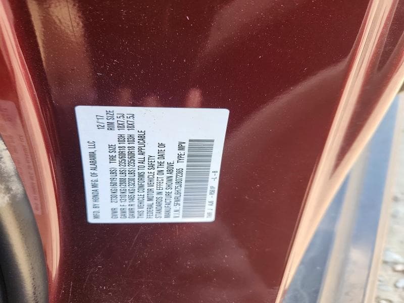 2018 HONDA ODYSSEY EXL 13
