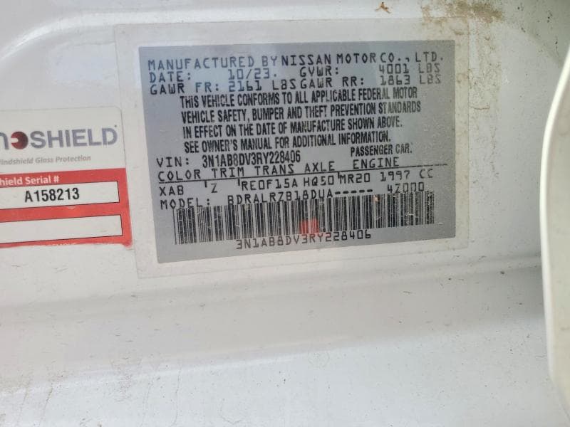 2024 NISSAN SENTRA SR 13