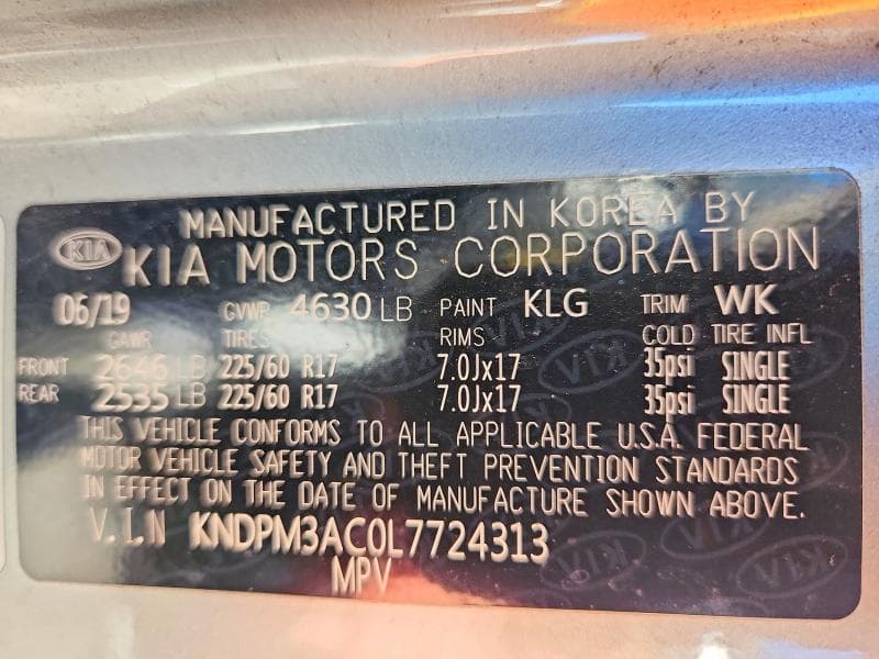 2020 KIA SPORTAGE LX 13