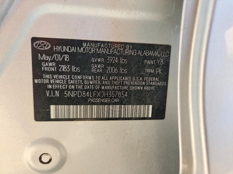2018 HYUNDAI ELANTRA VALUE EDITION 12