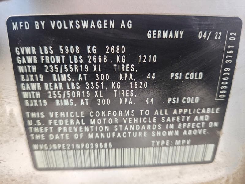2022 VOLKSWAGEN ID.4 PRO 13