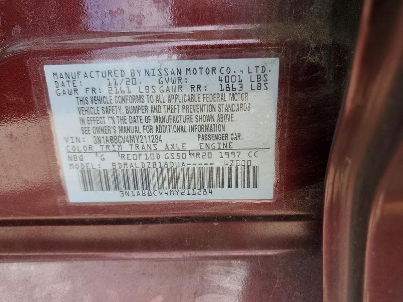 2021 NISSAN SENTRA SV 12
