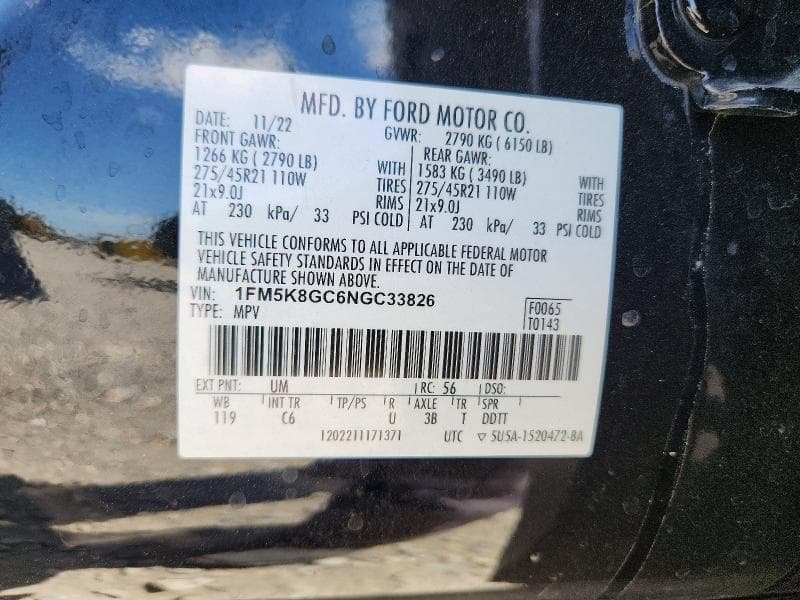 2022 FORD EXPLORER ST 14