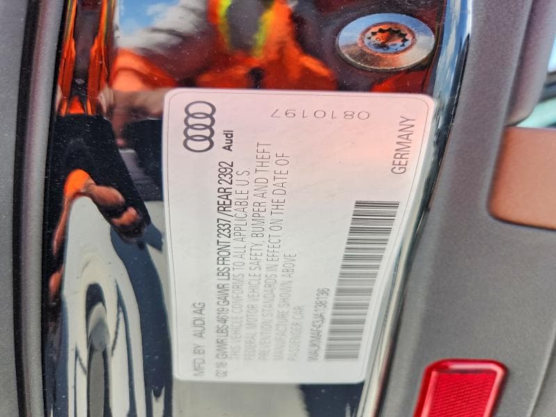 2018 AUDI A4 PREMIUM 13