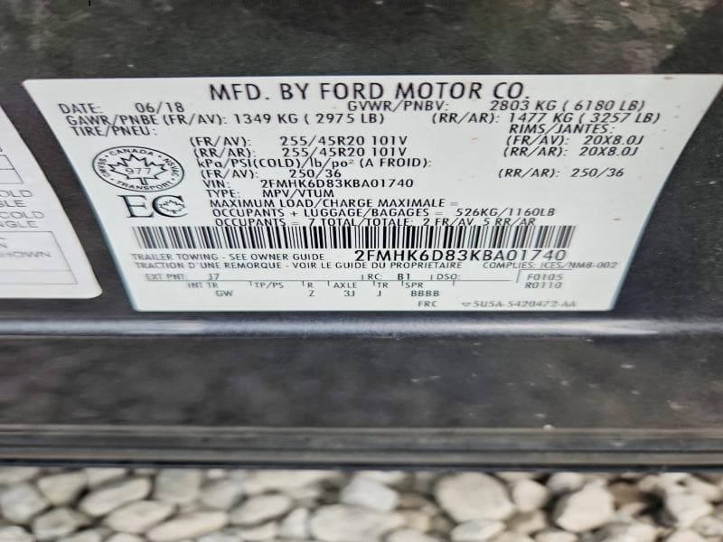 2019 FORD FLEX LIMITED 13