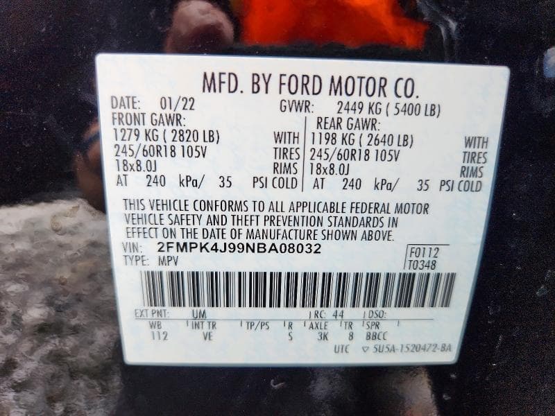 2022 FORD EDGE SEL 13