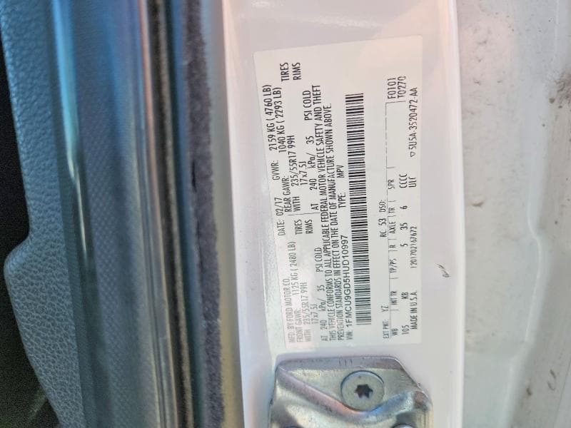 2017 FORD ESCAPE SE 13