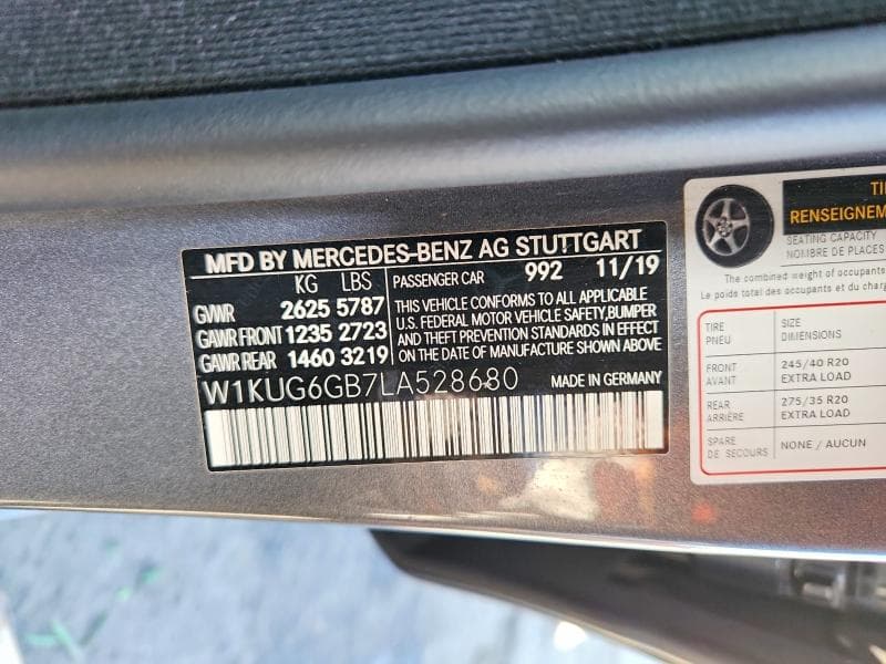 2020 MERCEDES-BENZ S 450 12