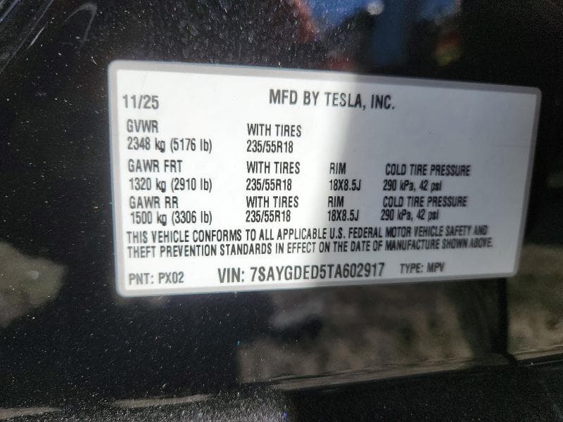 2026 TESLA MODEL Y 14