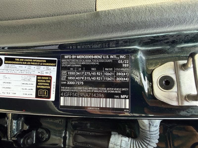 2022 MERCEDES-BENZ GLS 450 4MATIC 10
