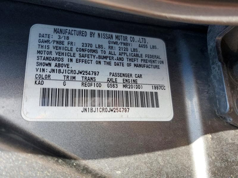 2018 NISSAN ROGUE SPORT SV 13