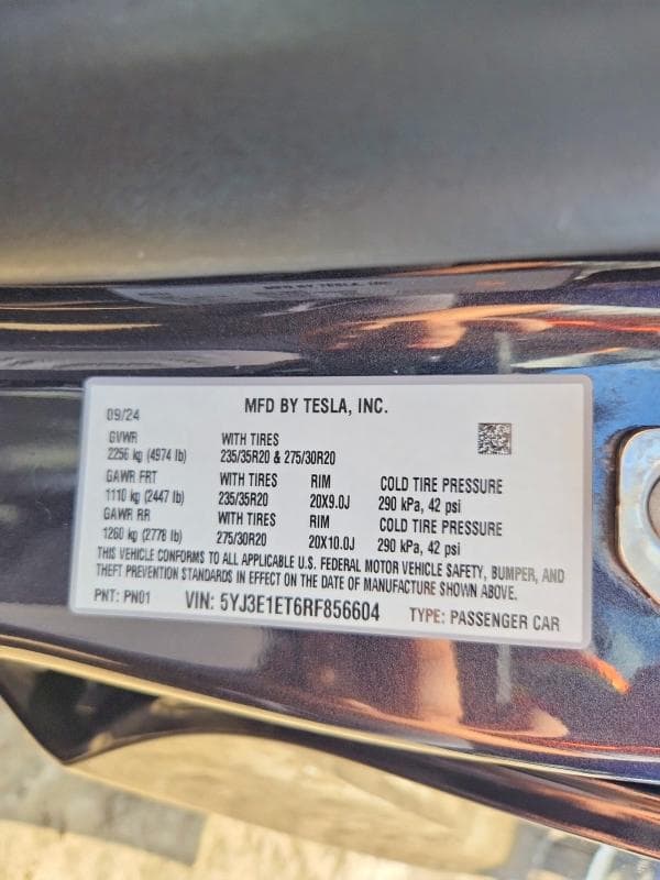 2024 TESLA MODEL 3 12