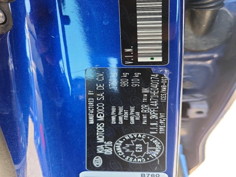 2017 KIA FORTE LX 13