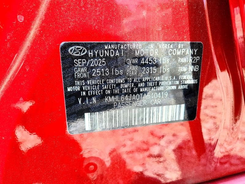 2026 HYUNDAI SONATA SEL SPORT 12